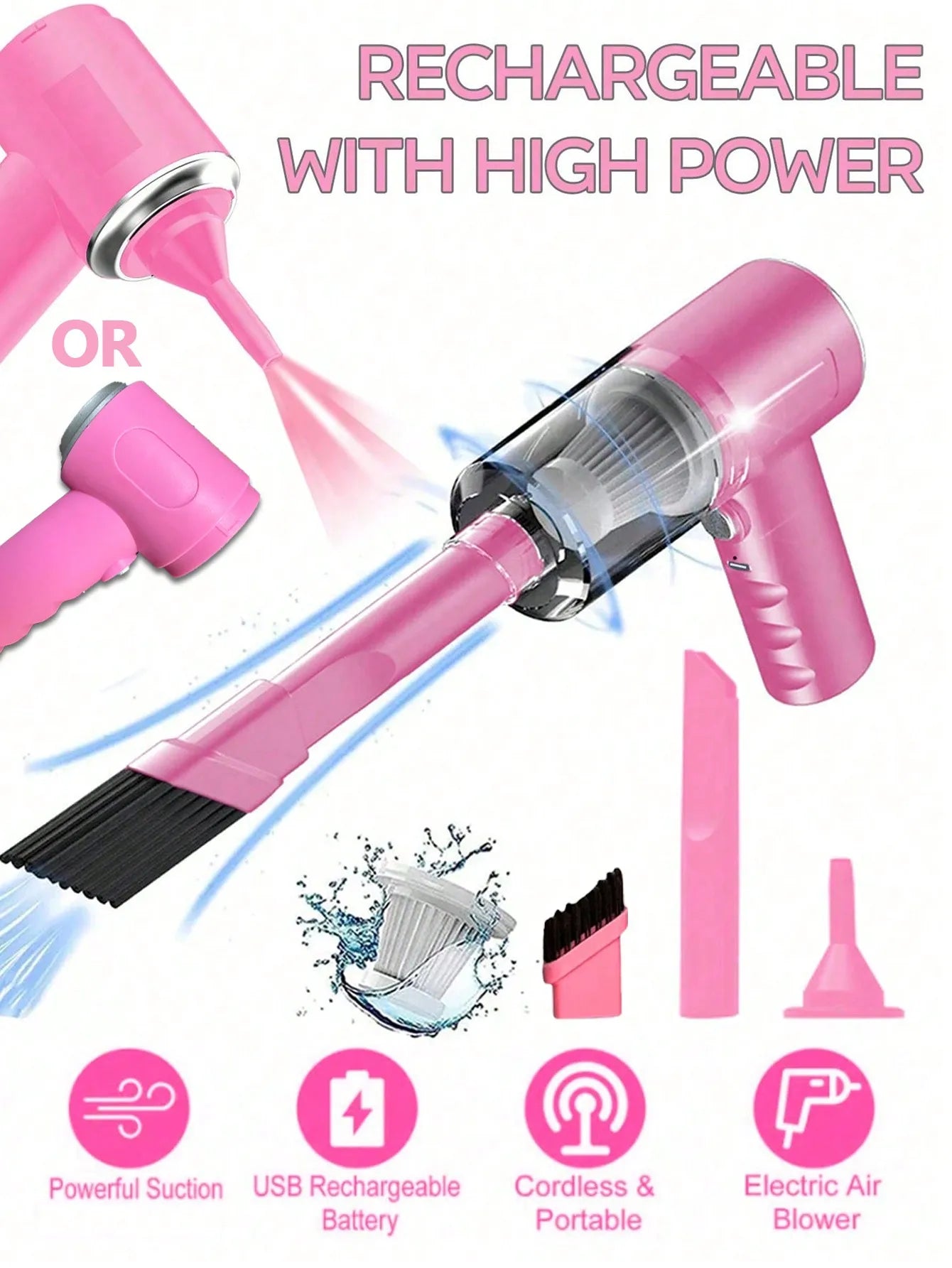 Vacuum cleaner for car or home